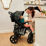 Carucior sport, Lionelo, Annet Plus Dreamin\', Editie limitata, De la nastere, Cu accesorii, 0 - 22 Kg, Conform cu standardele europene de securitate EN1888-1 si EN1888-2, Negru