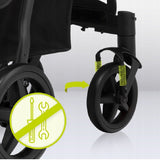 Carucior sport, Lionelo, Annet Plus Dreamin\', Editie limitata, De la nastere, Cu accesorii, 0 - 22 Kg, Conform cu standardele europene de securitate EN1888-1 si EN1888-2, Negru