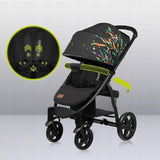 Carucior sport, Lionelo, Annet Plus Dreamin\', Editie limitata, De la nastere, Cu accesorii, 0 - 22 Kg, Conform cu standardele europene de securitate EN1888-1 si EN1888-2, Negru