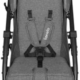 Carucior sport, Lionelo, Annet Tour, De la nastere, Cu capotina impermeabila, Cu filtru UPF 50+, Cu maner reglabil, Plasa de tantari, Suport biberon, Saculet pentru picioare, Pana la 22 kg, Cu certificare TUV, Gri