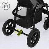 Carucior sport, Lionelo, Annet Tour, De la nastere, Cu capotina impermeabila, Cu filtru UPF 50+, Cu maner reglabil, Plasa de tantari, Suport biberon, Saculet pentru picioare, Pana la 22 kg, Cu certificare TUV, Gri