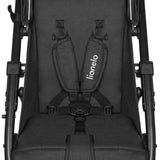 Carucior sport, Lionelo, Annet Tour, De la nastere, Cu capotina impermeabila, Cu filtru UPF 50+, Cu maner reglabil, Plasa de tantari, Suport biberon, Saculet pentru picioare, Pana la 22 kg, Cu certificare TUV, Negru