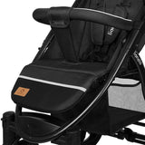 Carucior sport, Lionelo, Annet Tour, De la nastere, Cu capotina impermeabila, Cu filtru UPF 50+, Cu maner reglabil, Plasa de tantari, Suport biberon, Saculet pentru picioare, Pana la 22 kg, Cu certificare TUV, Negru