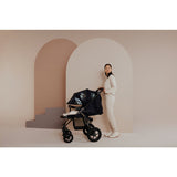 Carucior sport, Lionelo, Annet Tour Golden Moments, Editie Limitata, 0 luni+, Capotina impermeabila UPF 50+, Maner reglabil, Plasa de tantari, Suport biberon, Saculet pentru picioare, Pana la 22 kg, Certificare TUV, Negru