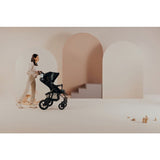 Carucior sport, Lionelo, Annet Tour Golden Moments, Editie Limitata, 0 luni+, Capotina impermeabila UPF 50+, Maner reglabil, Plasa de tantari, Suport biberon, Saculet pentru picioare, Pana la 22 kg, Certificare TUV, Negru