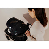 Carucior sport, Lionelo, Annet Tour Golden Moments, Editie Limitata, 0 luni+, Capotina impermeabila UPF 50+, Maner reglabil, Plasa de tantari, Suport biberon, Saculet pentru picioare, Pana la 22 kg, Certificare TUV, Negru