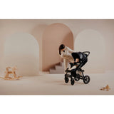 Carucior sport, Lionelo, Annet Tour Golden Moments, Editie Limitata, 0 luni+, Capotina impermeabila UPF 50+, Maner reglabil, Plasa de tantari, Suport biberon, Saculet pentru picioare, Pana la 22 kg, Certificare TUV, Negru