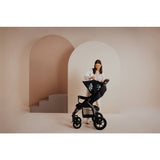 Carucior sport, Lionelo, Annet Tour Golden Moments, Editie Limitata, 0 luni+, Capotina impermeabila UPF 50+, Maner reglabil, Plasa de tantari, Suport biberon, Saculet pentru picioare, Pana la 22 kg, Certificare TUV, Negru