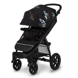 Carucior sport, Lionelo, Annet Tour Golden Moments, Editie Limitata, 0 luni+, Capotina impermeabila UPF 50+, Maner reglabil, Plasa de tantari, Suport biberon, Saculet pentru picioare, Pana la 22 kg, Certificare TUV, Negru