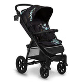 Carucior sport, Lionelo, Annet Tour Golden Moments, Editie Limitata, 0 luni+, Capotina impermeabila UPF 50+, Maner reglabil, Plasa de tantari, Suport biberon, Saculet pentru picioare, Pana la 22 kg, Certificare TUV, Negru