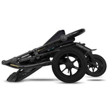 Carucior sport, Lionelo, Annet Tour Golden Moments, Editie Limitata, 0 luni+, Capotina impermeabila UPF 50+, Maner reglabil, Plasa de tantari, Suport biberon, Saculet pentru picioare, Pana la 22 kg, Certificare TUV, Negru