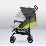 Carucior sport, Lionelo, Elia, Cu plasa de tantari, Conform cu standardul european de securitate EN1888-1, Gri inchis