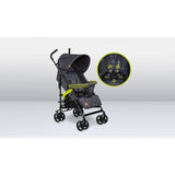 Carucior sport, Lionelo, Elia, Cu plasa de tantari, Conform cu standardul european de securitate EN1888-1, Gri inchis