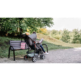 Carucior sport, Lionelo, Emma Plus, Cu tavita, 2 Suporturi pentru pahar, Geanta accesorii, Conform cu standardul european de securitate EN1888-1, Pink Scandi