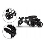 Carucior sport, Lionelo, Emma Plus, Cu tavita, 2 Suporturi pentru pahar, Geanta accesorii, Conform cu standardul european de securitate EN1888-1, Stone