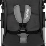 Carucior sport, Lionelo, Emma Plus, Cu tavita, 2 Suporturi pentru pahar, Geanta accesorii, Conform cu standardul european de securitate EN1888-1, Stone