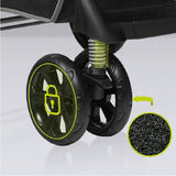 Carucior sport, Lionelo, Emma Plus, Cu tavita, 2 Suporturi pentru pahar, Geanta accesorii, Conform cu standardul european de securitate EN1888-1, Stone