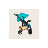 Carucior sport, Lionelo, Emma Plus, Cu tavita, 2 Suporturi pentru pahar, Geanta accesorii, Conform cu standardul european de securitate EN1888-1, Vivid Turquoise