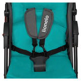 Carucior sport, Lionelo, Emma Plus, Cu tavita, 2 Suporturi pentru pahar, Geanta accesorii, Conform cu standardul european de securitate EN1888-1, Vivid Turquoise