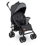 Carucior sport compact, Lionelo, Irma, Spatar reglabil in 4 pozitii, Suport picioare reglabil, Manere rotative, Pliere tip umbrela, 6- 36 luni, Pana la 15 kg, Conform cu EN1888-1:2018, Gri/Negru