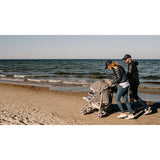 Carucior sport compact, Lionelo, Irma, Spatar reglabil in 4 pozitii, Suport picioare reglabil, Manere rotative, Pliere tip umbrela, 6- 36 luni, Pana la 15 kg, Conform cu EN1888-1:2018, Gri/Negru