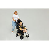 Carucior sport compact, Lionelo, Irma, Spatar ajustabil in 4 pozitii, Suport picioare reglabil, Manere rotative, Pliere tip umbrela, 6- 36 luni, Pana la 15 kg, Conform cu EN1888-1:2018, Roz