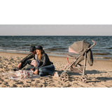 Carucior sport compact, Lionelo, Irma, Spatar ajustabil in 4 pozitii, Suport picioare reglabil, Manere rotative, Pliere tip umbrela, 6- 36 luni, Pana la 15 kg, Conform cu EN1888-1:2018, Negru