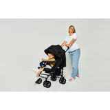 Carucior sport compact, Lionelo, Irma, Spatar reglabil in 4 pozitii, Suport picioare reglabil, Manere rotative, Pliere tip umbrela, 6- 36 luni, Pana la 15 kg, Conform cu EN1888-1:2018, Gri