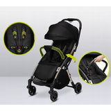 Carucior sport, Lionelo, Julie One, De la nastere, Greutate redusa, Cu accesorii, Cadru din aluminiu, 0-22 kg, Pliere compacta pentru avion, Conform cu standardele europene de securitate EN1888-1 si EN1888-2, Negru/Auriu