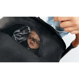 Carucior sport, Lionelo, Julie One, De la nastere, Greutate redusa, Cu accesorii, Cadru din aluminiu, 0-22 kg, Pliere compacta pentru avion, Conform cu standardele europene de securitate EN1888-1 si EN1888-2, Negru/Auriu