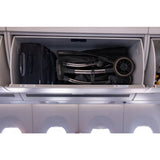 Carucior sport, Lionelo, Julie One, De la nastere, Greutate redusa, Cu accesorii, Cadru din aluminiu, 0-22 kg, Pliere compacta pentru avion, Conform cu standardele europene de securitate EN1888-1 si EN1888-2, Negru/Auriu