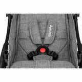 Carucior sport, Lionelo, Julie One, De la nastere, Greutate redusa, Cu accesorii, Cadru din aluminiu, 0-22 kg, Pliere compacta pentru avion, Conform cu standardele europene de securitate EN1888-1 si EN1888-2, Gri