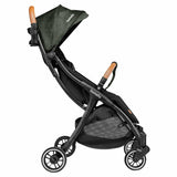 Carucior sport, Lionelo, Julie One, De la nastere, Greutate redusa, Cu accesorii, Cadru din aluminiu, 0-22 kg, Pliere compacta pentru avion, Conform cu standardele europene de securitate EN1888-1 si EN1888-2, Verde Tropical