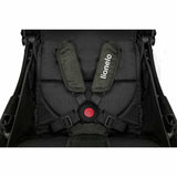 Carucior sport, Lionelo, Julie One, De la nastere, Greutate redusa, Cu accesorii, Cadru din aluminiu, 0-22 kg, Pliere compacta pentru avion, Conform cu standardele europene de securitate EN1888-1 si EN1888-2, Verde Tropical