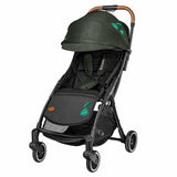 Carucior sport, Lionelo, Julie One, De la nastere, Greutate redusa, Cu accesorii, Cadru din aluminiu, 0-22 kg, Pliere compacta pentru avion, Conform cu standardele europene de securitate EN1888-1 si EN1888-2, Verde Tropical