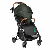 Carucior sport, Lionelo, Julie One, De la nastere, Greutate redusa, Cu accesorii, Cadru din aluminiu, 0-22 kg, Pliere compacta pentru avion, Conform cu standardele europene de securitate EN1888-1 si EN1888-2, Verde Tropical