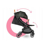 Carucior sport, Lionelo, Julie One, De la nastere, Greutate redusa, Cu accesorii, Cadru din aluminiu, 0-22 kg, Pliere compacta pentru avion, Conform cu standardele europene de securitate EN1888-1 si EN1888-2, Verde Tropical