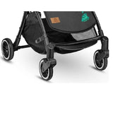 Carucior sport, Lionelo, Julie One, De la nastere, Greutate redusa, Cu accesorii, Cadru din aluminiu, 0-22 kg, Pliere compacta pentru avion, Conform cu standardele europene de securitate EN1888-1 si EN1888-2, Verde Tropical