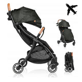 Carucior sport, Lionelo, Julie One, De la nastere, Greutate redusa, Cu accesorii, Cadru din aluminiu, 0-22 kg, Pliere compacta pentru avion, Conform cu standardele europene de securitate EN1888-1 si EN1888-2, Verde Tropical