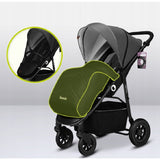 Carucior sport, Lionelo, Natt, De la nastere, Cu accesorii si capotina XXL reglabila, 0 - 22 kg, Conform cu standardele europene de securitate EN1888-1, EN1888-2, Gri