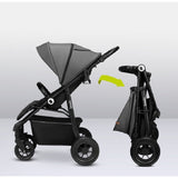 Carucior sport, Lionelo, Natt, De la nastere, Cu accesorii si capotina XXL reglabila, 0 - 22 kg, Conform cu standardele europene de securitate EN1888-1, EN1888-2, Gri