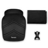 Carucior sport, Lionelo, Natt, De la nastere, Cu accesorii si capotina XXL reglabila, 0 - 22 kg, Conform cu standardele europene de securitate EN1888-1, EN1888-2, Negru Onyx