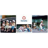 Casca pentru copii, Lionelo, Reglabila 50-56 cm, Din ABS si EPS, Conform cu standardul EN1078, Alb