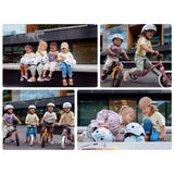 Casca pentru copii, Lionelo, Reglabila 50-56 cm, Din ABS si EPS, Conform cu standardul EN1078, Alb