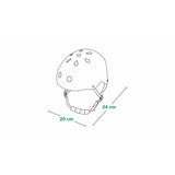 Casca pentru copii, Lionelo, Reglabila 50-56 cm, Din ABS si EPS, Conform cu standardul EN1078, Alb