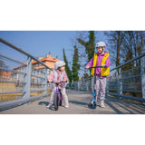 Casca pentru copii, Lionelo, Reglabila 50-56 cm, Din ABS si EPS, Conform cu standardul EN1078, Alb