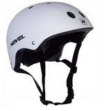 Casca pentru copii, Lionelo, Reglabila 50-56 cm, Din ABS si EPS, Conform cu standardul EN1078, Alb