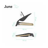 Fotoliu balansoar, Lionelo, June, Cu arcada cu jucarii, Ergonomic, Balansare manuala, Pliabil, 0 luni+, Gri