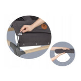 Fotoliu balansoar, Lionelo, June, Cu arcada cu jucarii, Ergonomic, Balansare manuala, Pliabil, 0 luni+, Gri