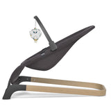 Fotoliu balansoar, Lionelo, June, Cu arcada cu jucarii, Ergonomic, Balansare manuala, Pliabil, 0 luni+, Gri